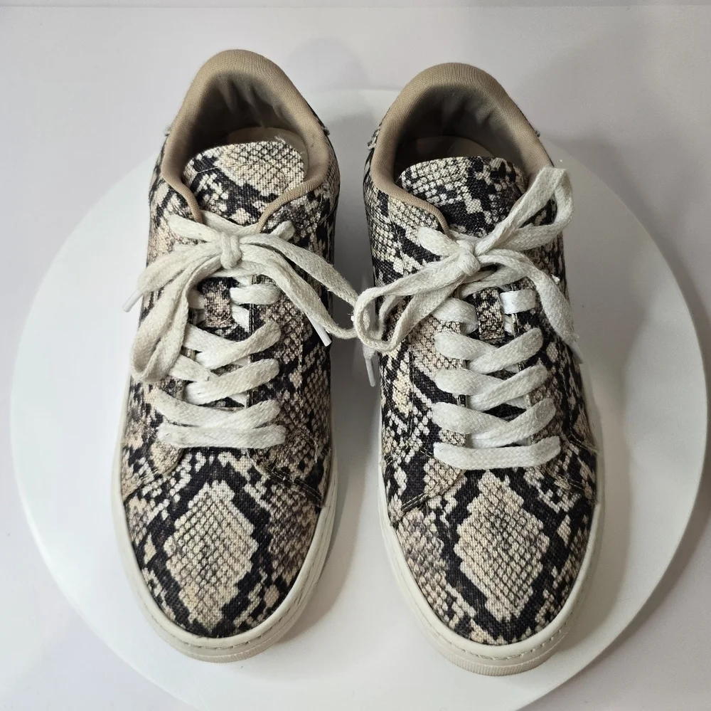 ⭐️40% Off⭐️ Steve Madden Vonn Snakeskin Print Canvas Sneakers